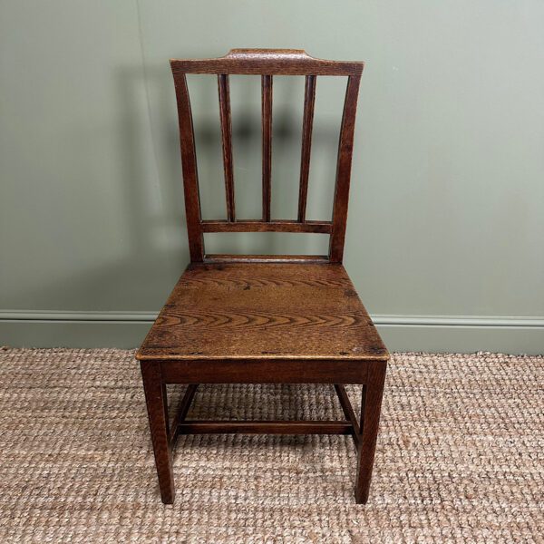 Country House Oak Set of 4 Antique Chairs