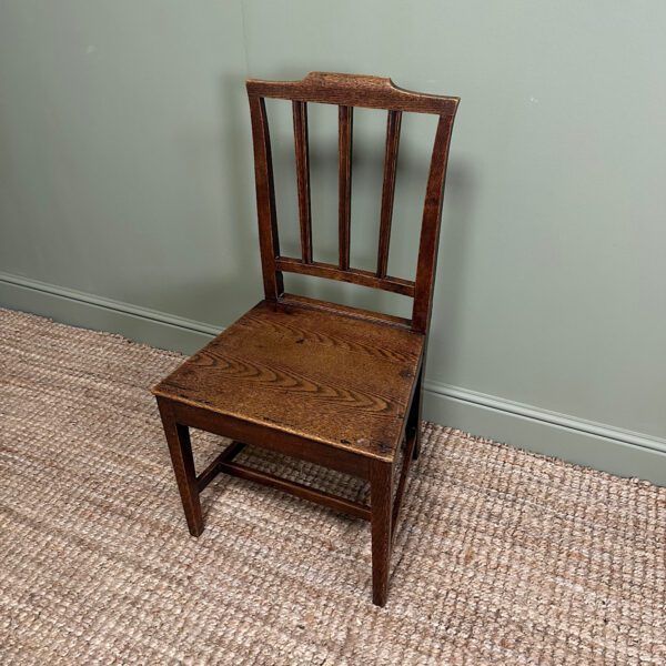 Country House Oak Set of 4 Antique Chairs