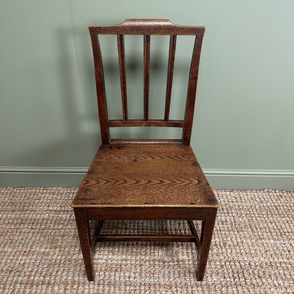 Country House Oak Set of 4 Antique Chairs