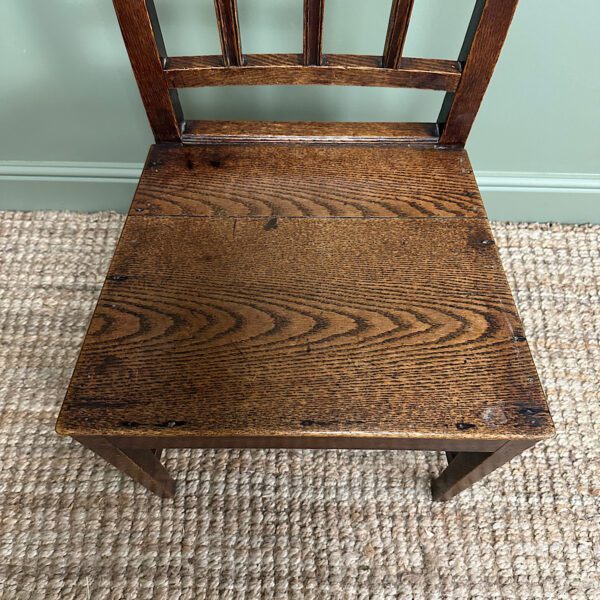 Country House Oak Set of 4 Antique Chairs