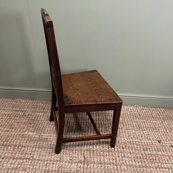 Country House Oak Set of 4 Antique Chairs