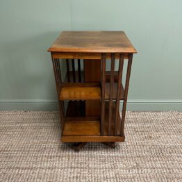 Superb Quality Antique Revolving Bookcase