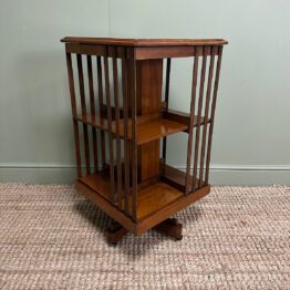 Superb Quality Antique Revolving Bookcase