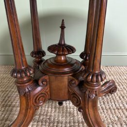 Magnificent Antique Oval Walnut Dining Table