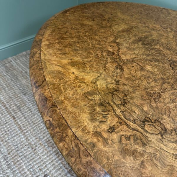 Magnificent Antique Oval Walnut Dining Table