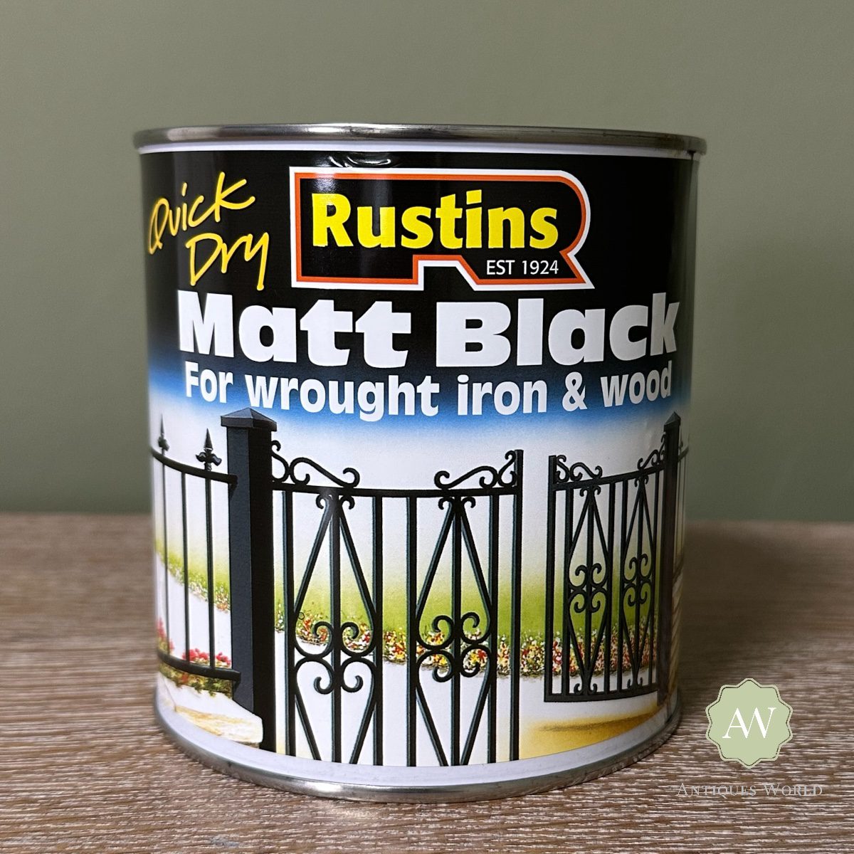 Rustins Matt Black Paint – 1 Litre 1 Rustins Matt Black Paint