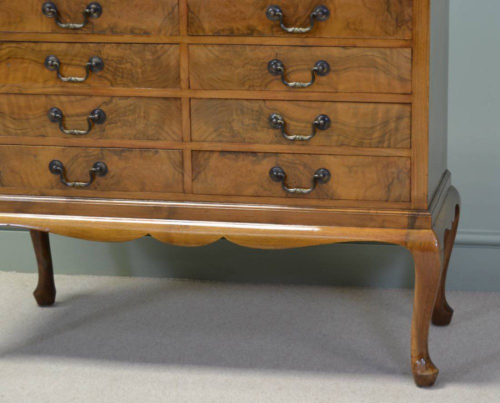 Spectacular Golden Walnut Art Deco Chest / Cabinet 3 Spectacular Golden Walnut Art Deco Chest / Cabinet