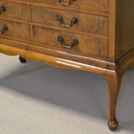 Spectacular Golden Walnut Art Deco Chest / Cabinet