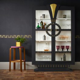 Annie Sloan Gold Metallic Paint and Athenian Black