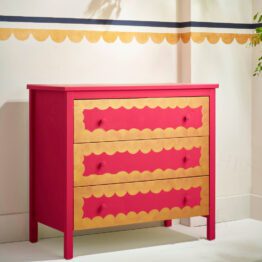 Annie Sloan Gold Metallic Paint and Capri Pink