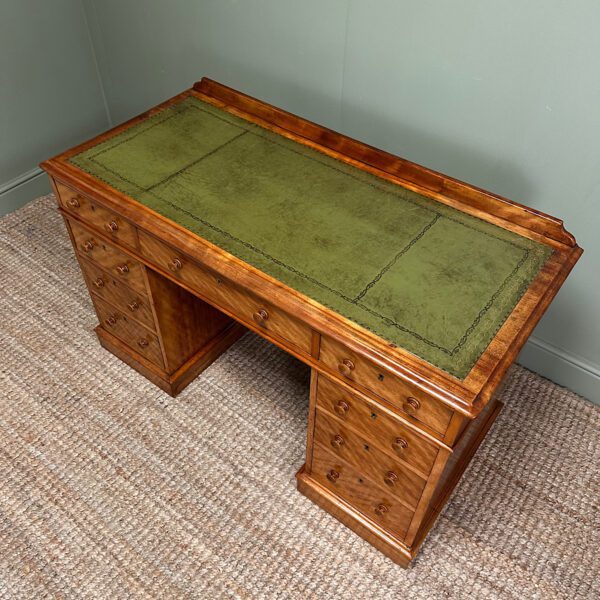 Quality Satin Birch Antique Victorian Writing Desk