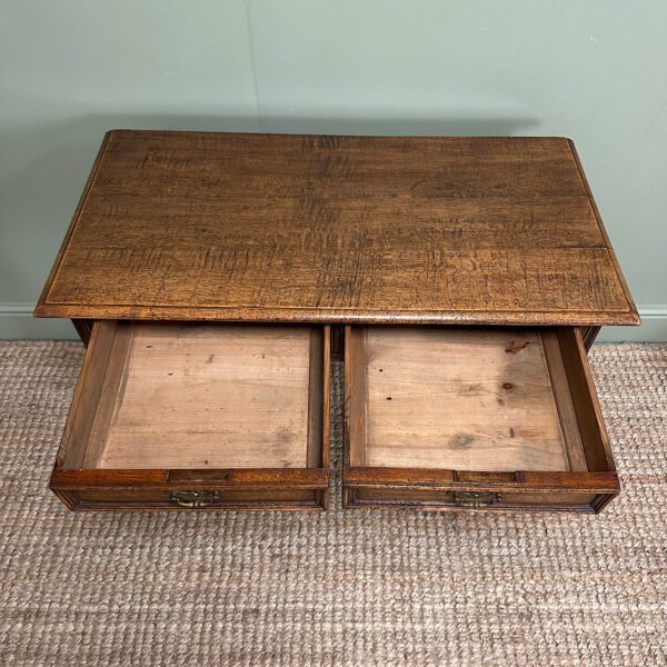 Quality Antique Oak Writing Table / Side Table