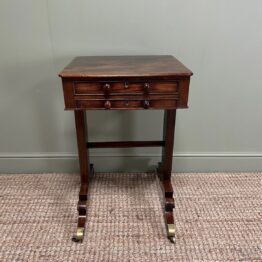 Fine Mahogany Antique Regency Side Table