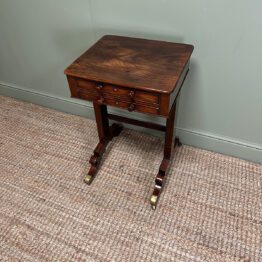 Fine Mahogany Antique Regency Side Table