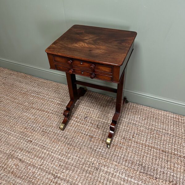 Fine Mahogany Antique Regency Side Table