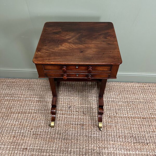 Fine Mahogany Antique Regency Side Table