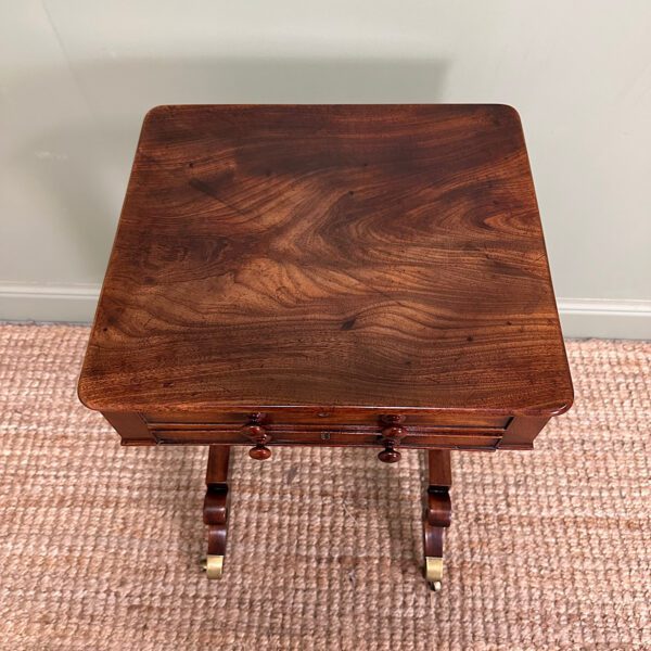 Fine Mahogany Antique Regency Side Table