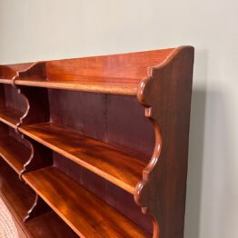 Superb Large Antique Open Bookcase