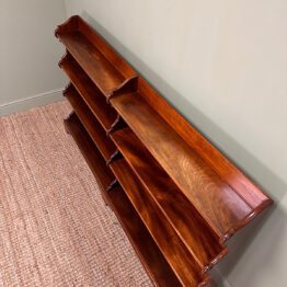 Superb Large Antique Open Bookcase