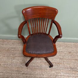 Antique Office Chair | Antique Swivel Chair