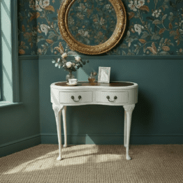 Art Deco Painted Kidney Shaped Desk