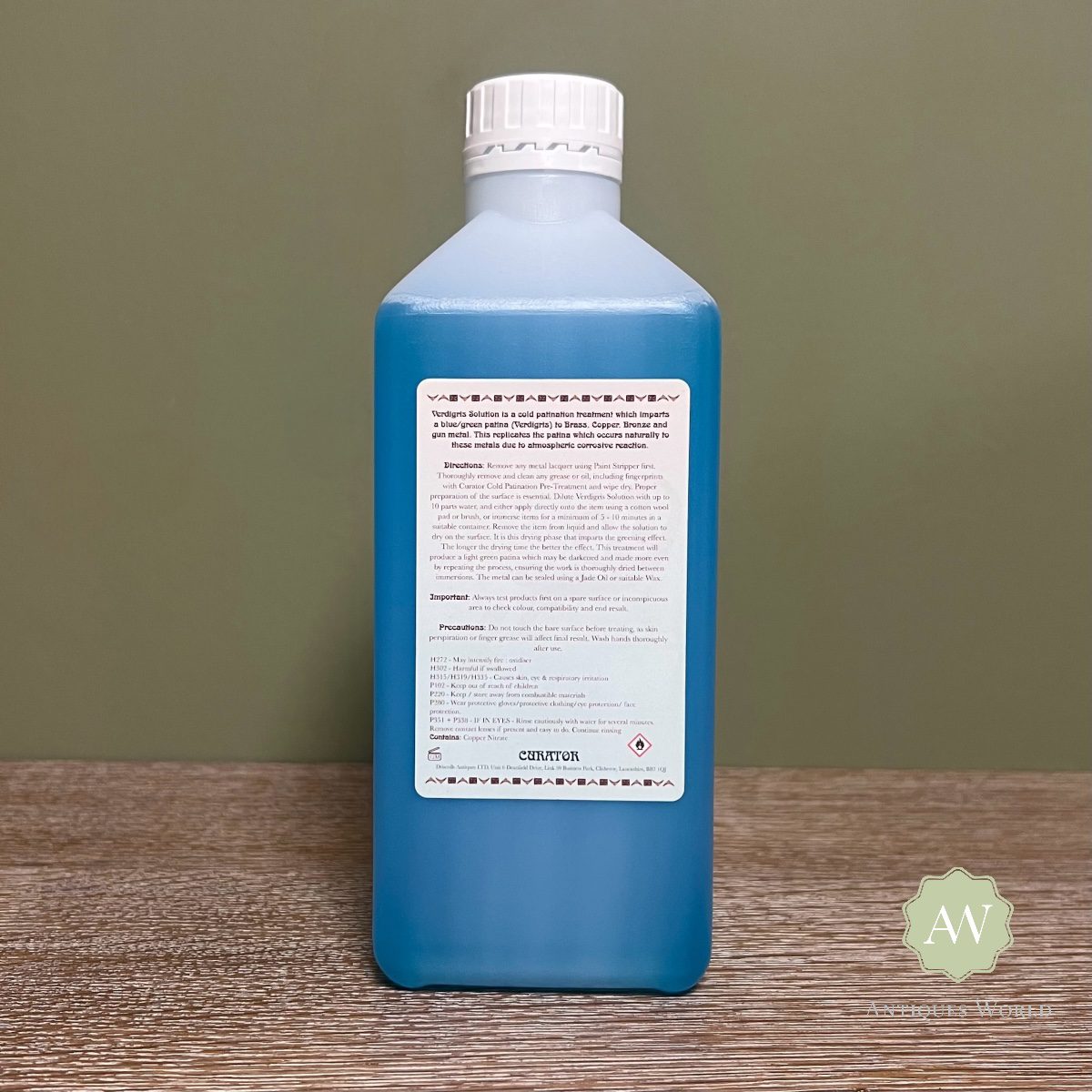 Curator Verdigris Solution 4 Curator Verdigris Solution