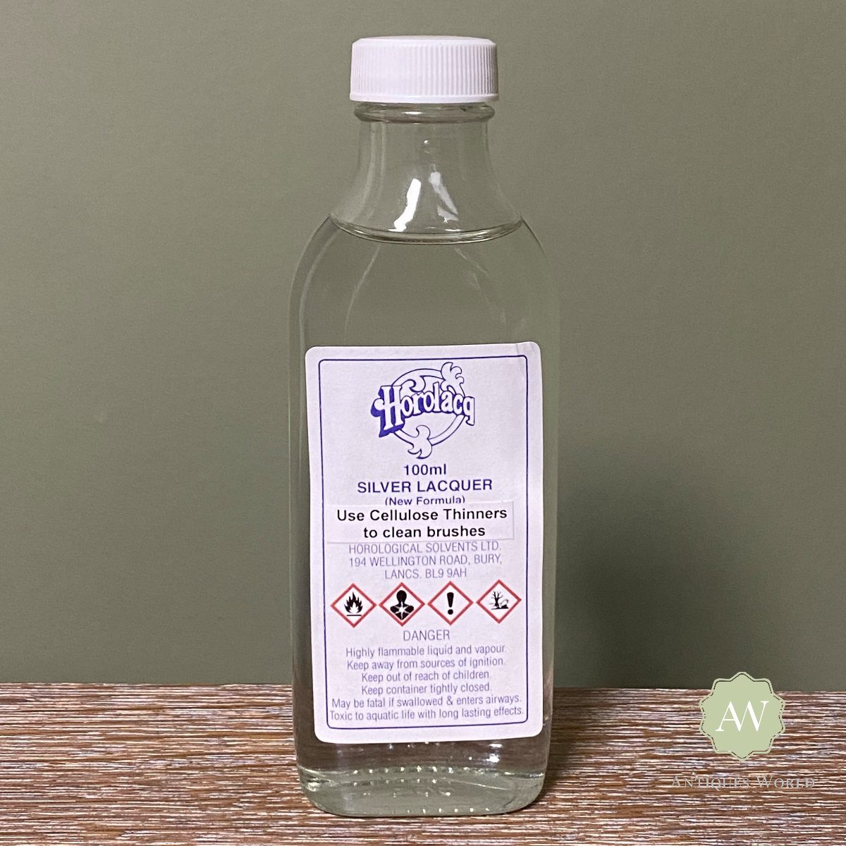 Horolacq Silver Lacquer - 100ml 1 Horolacq Silver Lacquer