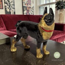Cast Iron Boston Terrier Door Stop