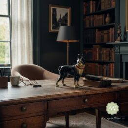 Cast Iron Boston Terrier Door Stop