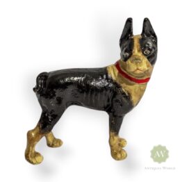 Cast Iron Boston Terrier Door Stop