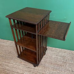 Superb Quality Antique Revolving Bookcase