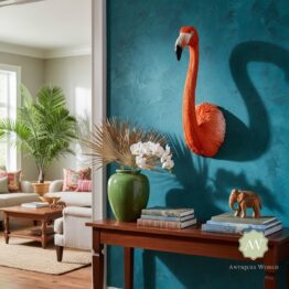 Large Flamingo Wall Head