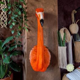 Large Flamingo Wall Head