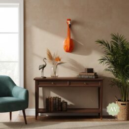 Large Flamingo Wall Head