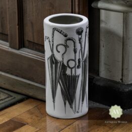 White Ceramic Umbrella Stand