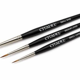 Warhammer Citadel Base and Layer Paint Brushes for Miniatures