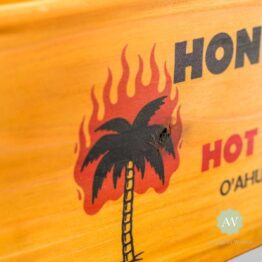 Honolulu Hot Sauce Wooden Storage Boxes
