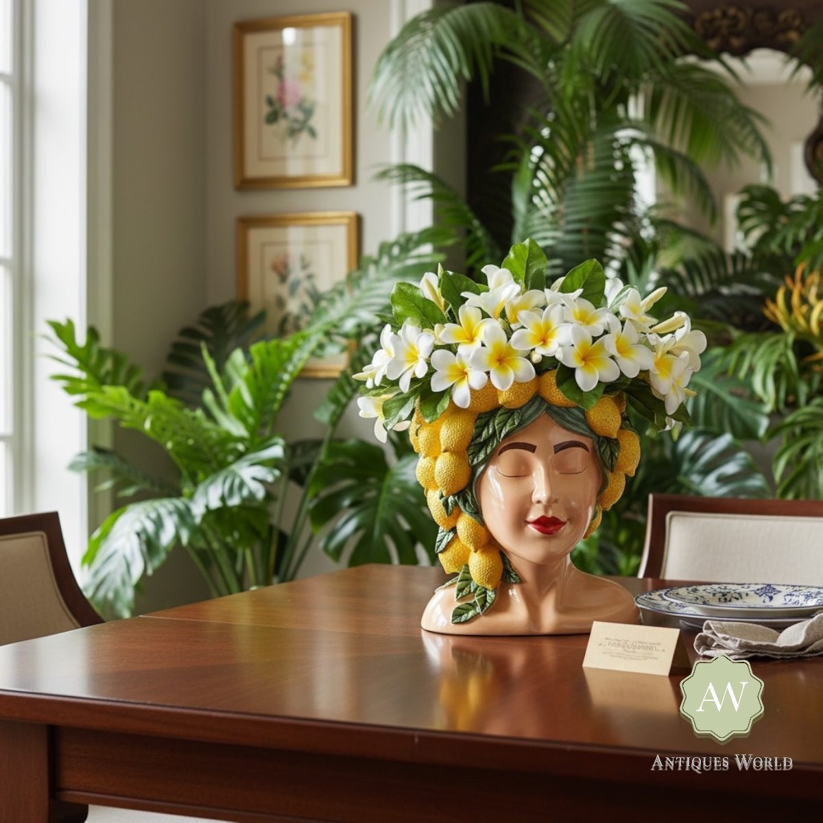 Lady Lemon Bust Vase 7 Lady Lemon Bust Vase