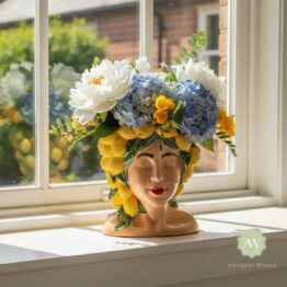 Lady Lemon Bust Vase