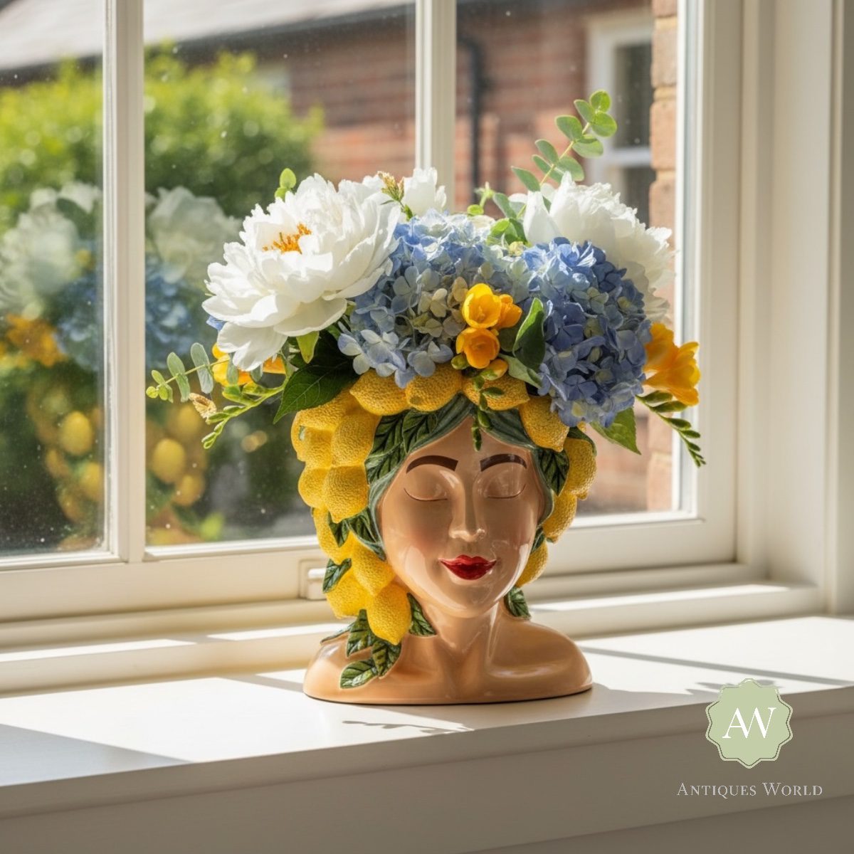 Lady Lemon Bust Vase 5 Lady Lemon Bust Vase