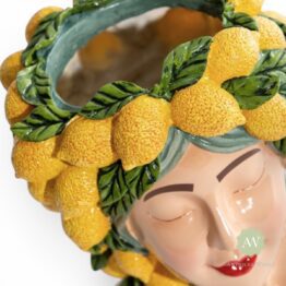 Lady Lemon Bust Vase