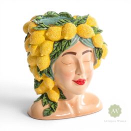 Lady Lemon Bust Vase