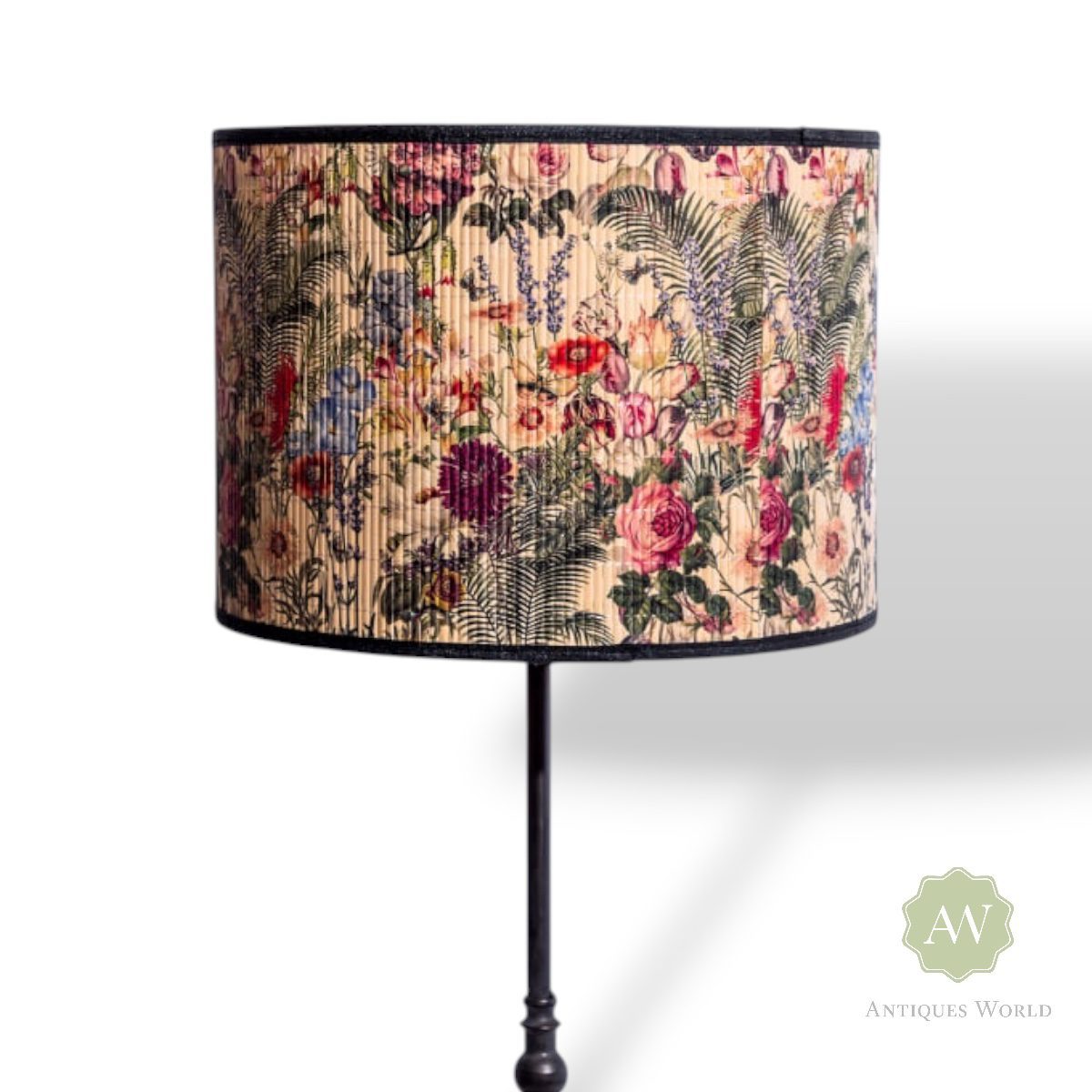 Multi Floral Bamboo Shade 55cm & 40cm 1 Multi Floral Bamboo Shade 55cm & 40cm