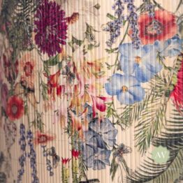 Multi Floral Bamboo Shade 55cm & 40cm