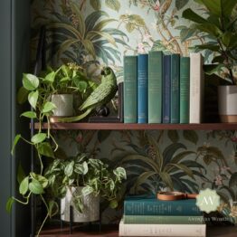 Pair of Green Parrot Bookends
