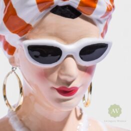 Summer Chic Lady Bust Vase