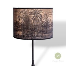 Tropical Scene Bamboo Shades 55cm & 40cm