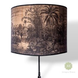 Tropical Scene Bamboo Shades 55cm & 40cm