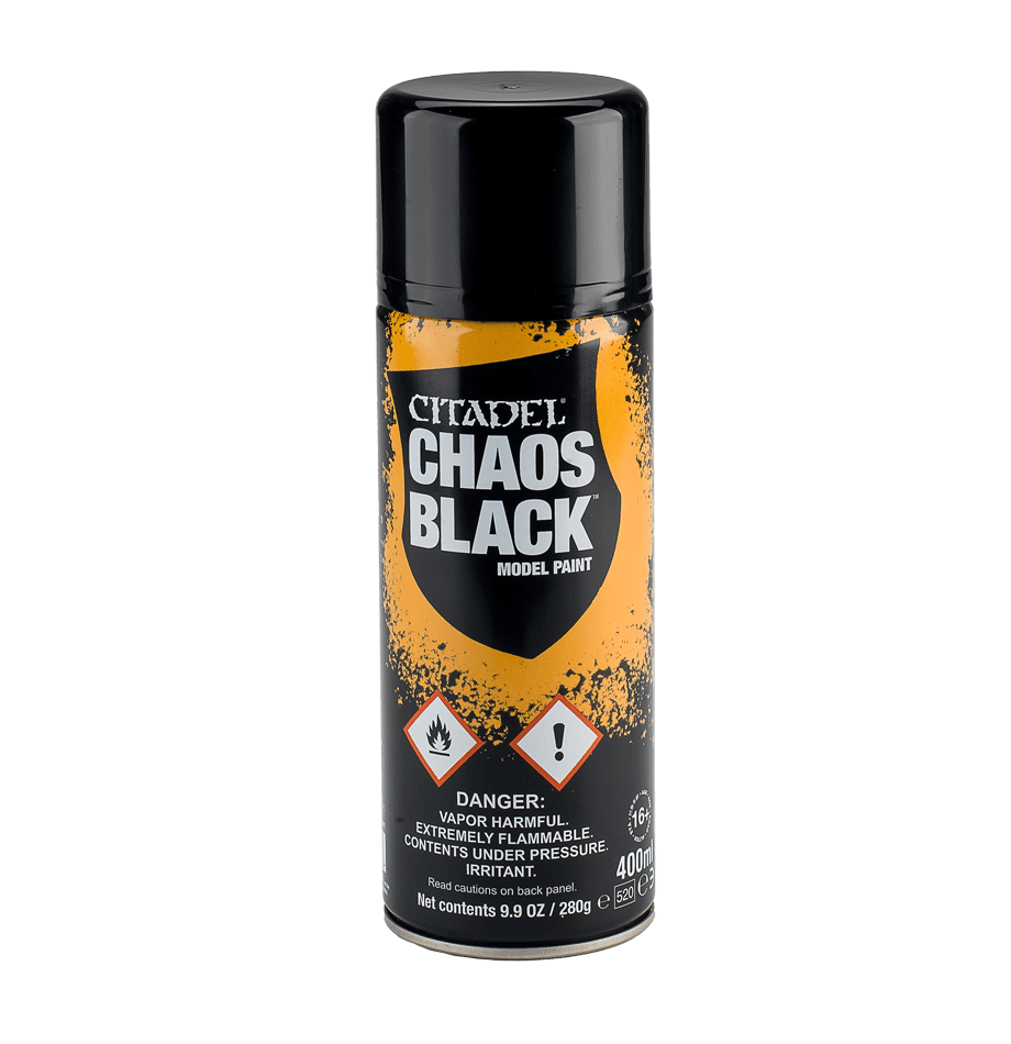 Chaos Black Spray Paint