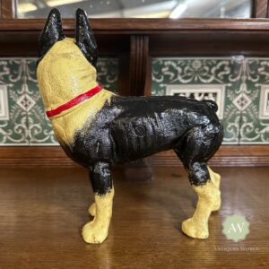 Cast Iron Boston Terrier Door Stop Lifestyle